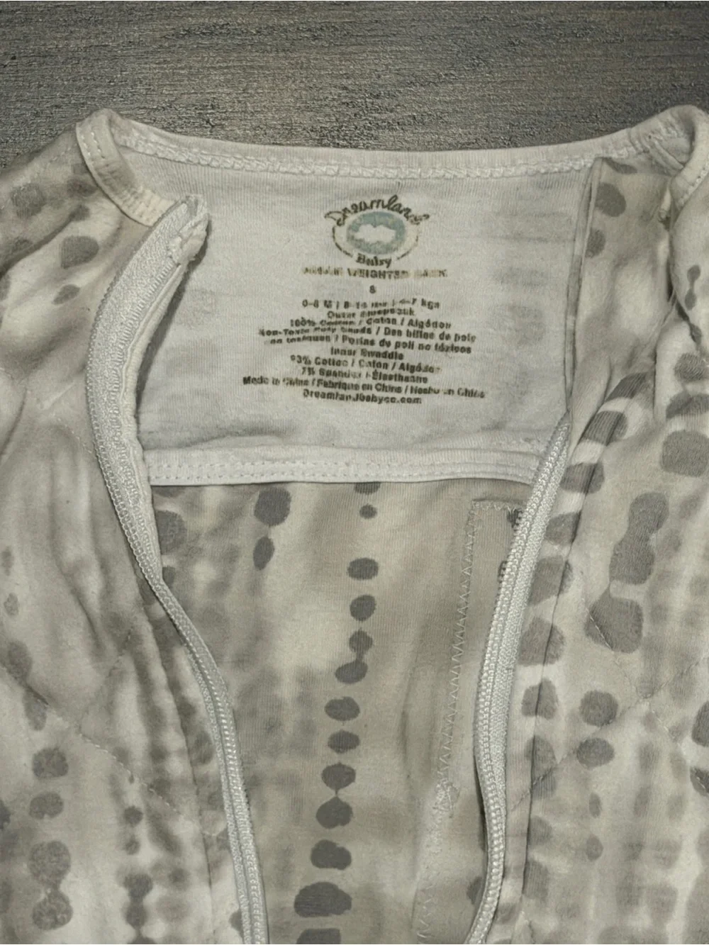 Dreamland Weighted Swaddle - size S